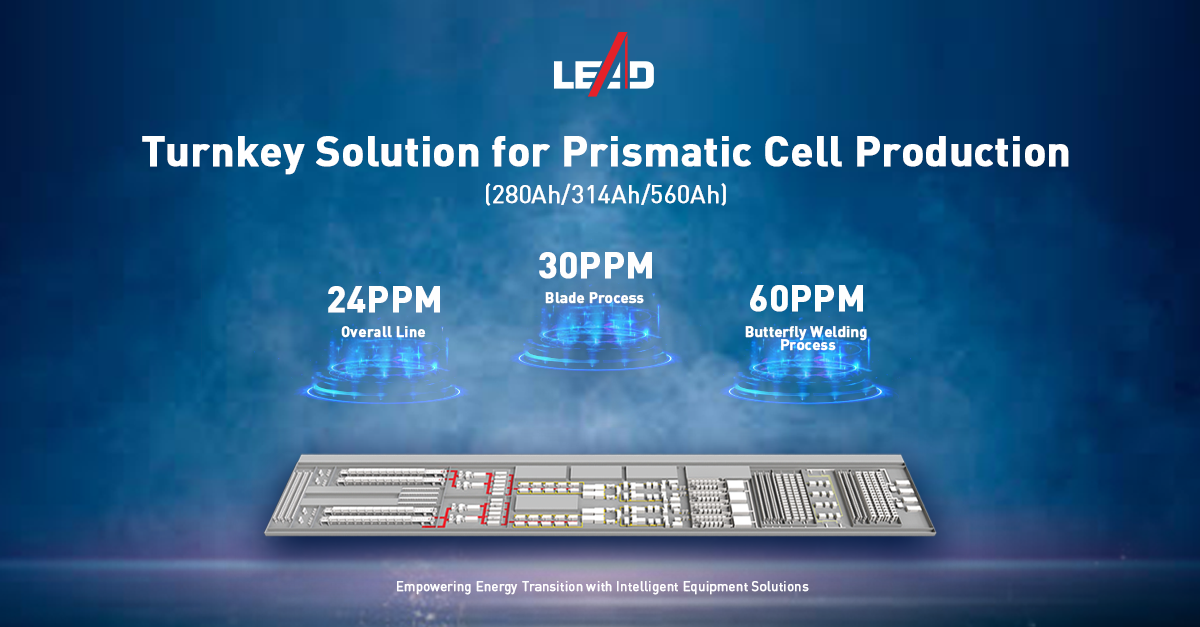 Lead’s Prismatic Lithium-ion Battery Manufacturing Solution